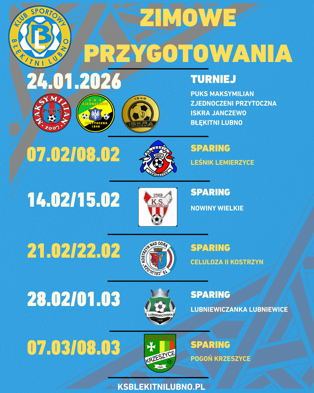 OKRES PRZYGOTOWAWCZY!