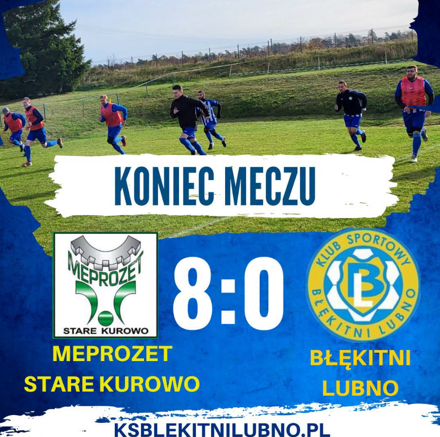 Meprozet – Błękitni 8:0